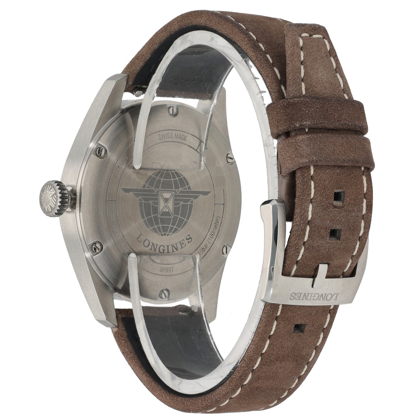 Longines Spirit L3.410.4 37mm Stainless Steel Watch