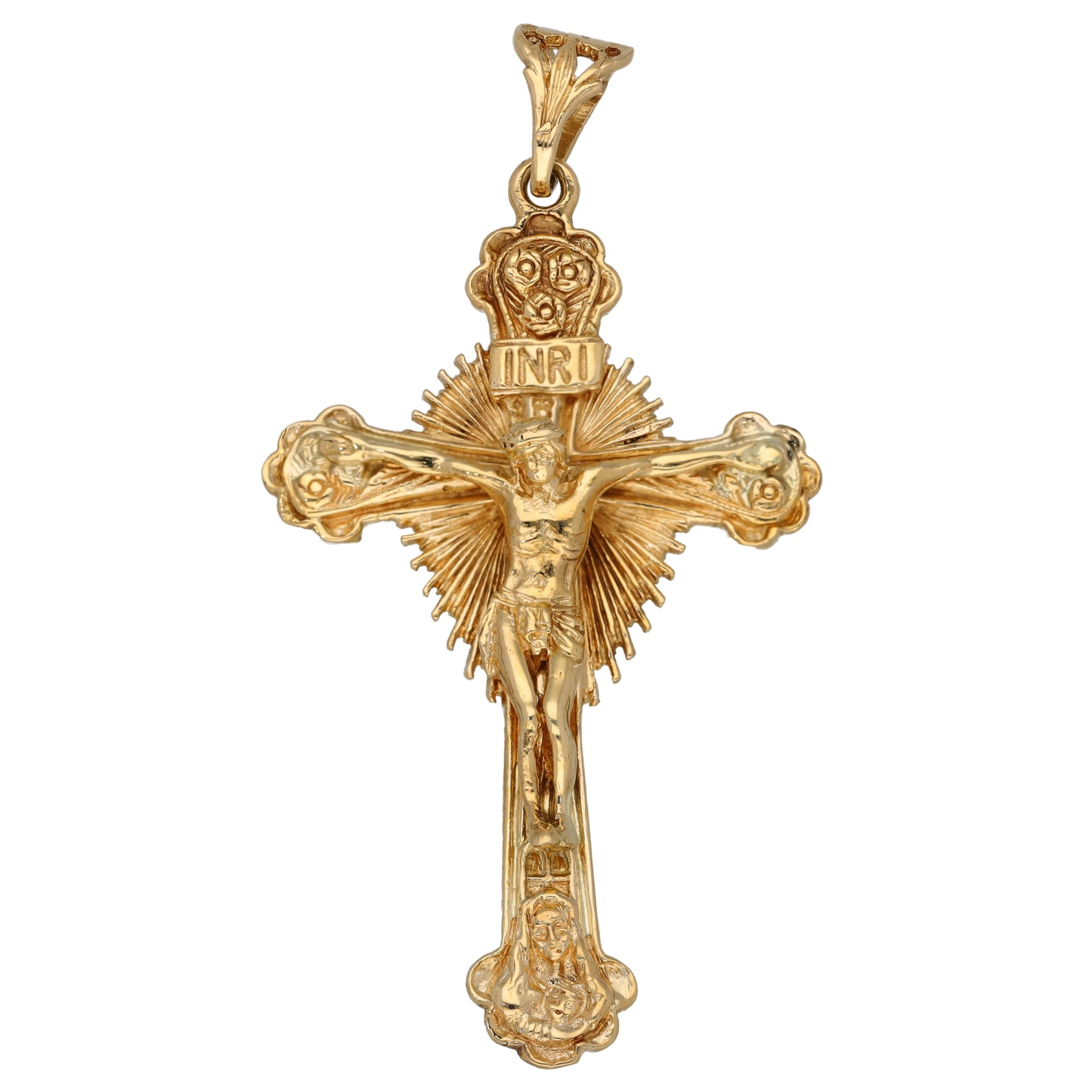 9ct Gold Crucifix Pendant