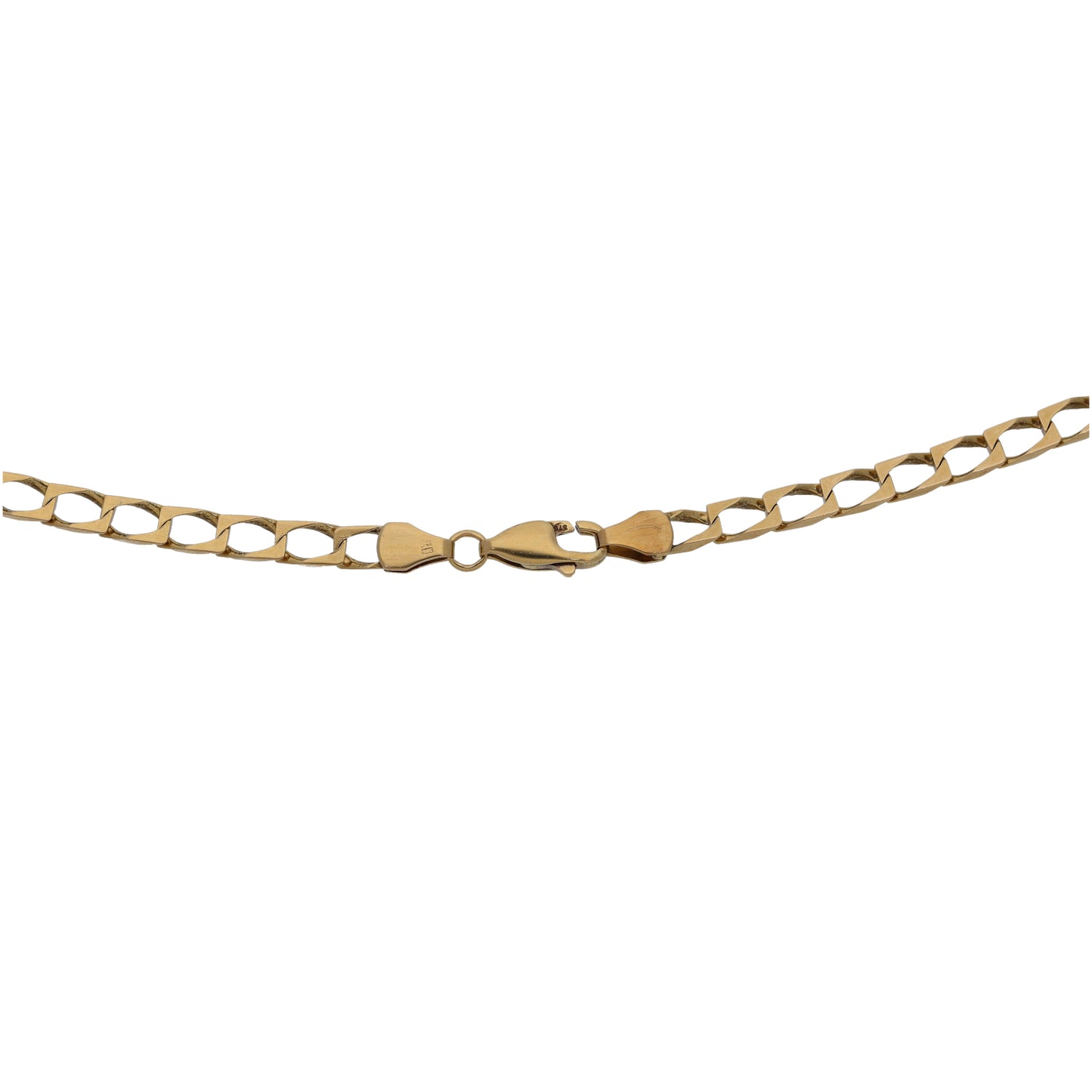 9ct Gold Curb Chain 32"
