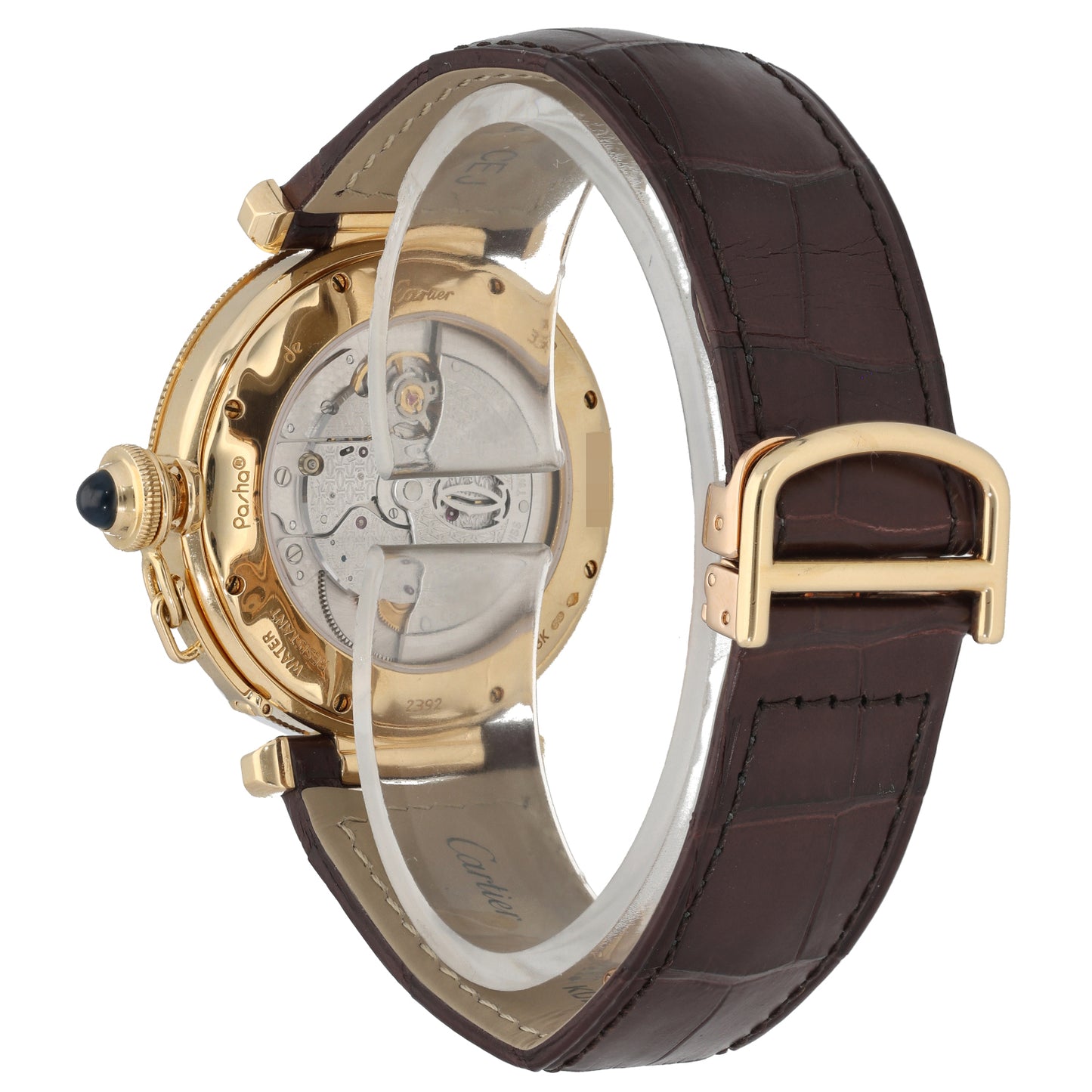 Cartier Pasha 2392 38mm Gold Watch