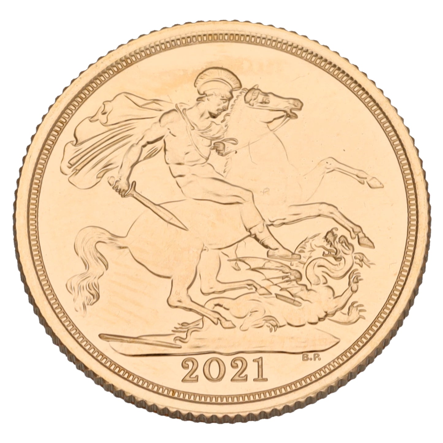22ct Gold Queen Elizabeth II Full Sovereign Coin 2021