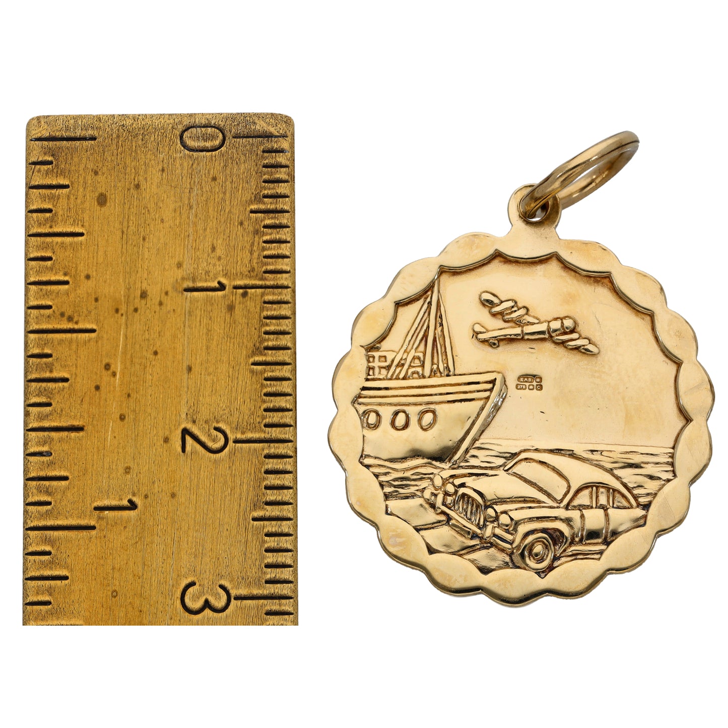 9ct Gold St Christopher Pendant