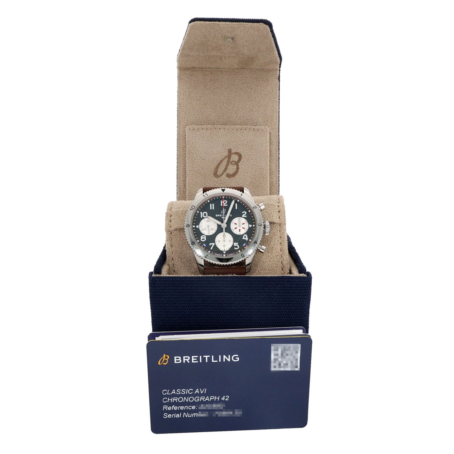 Breitling Classic AVI A23380 42mm Stainless Steel Watch