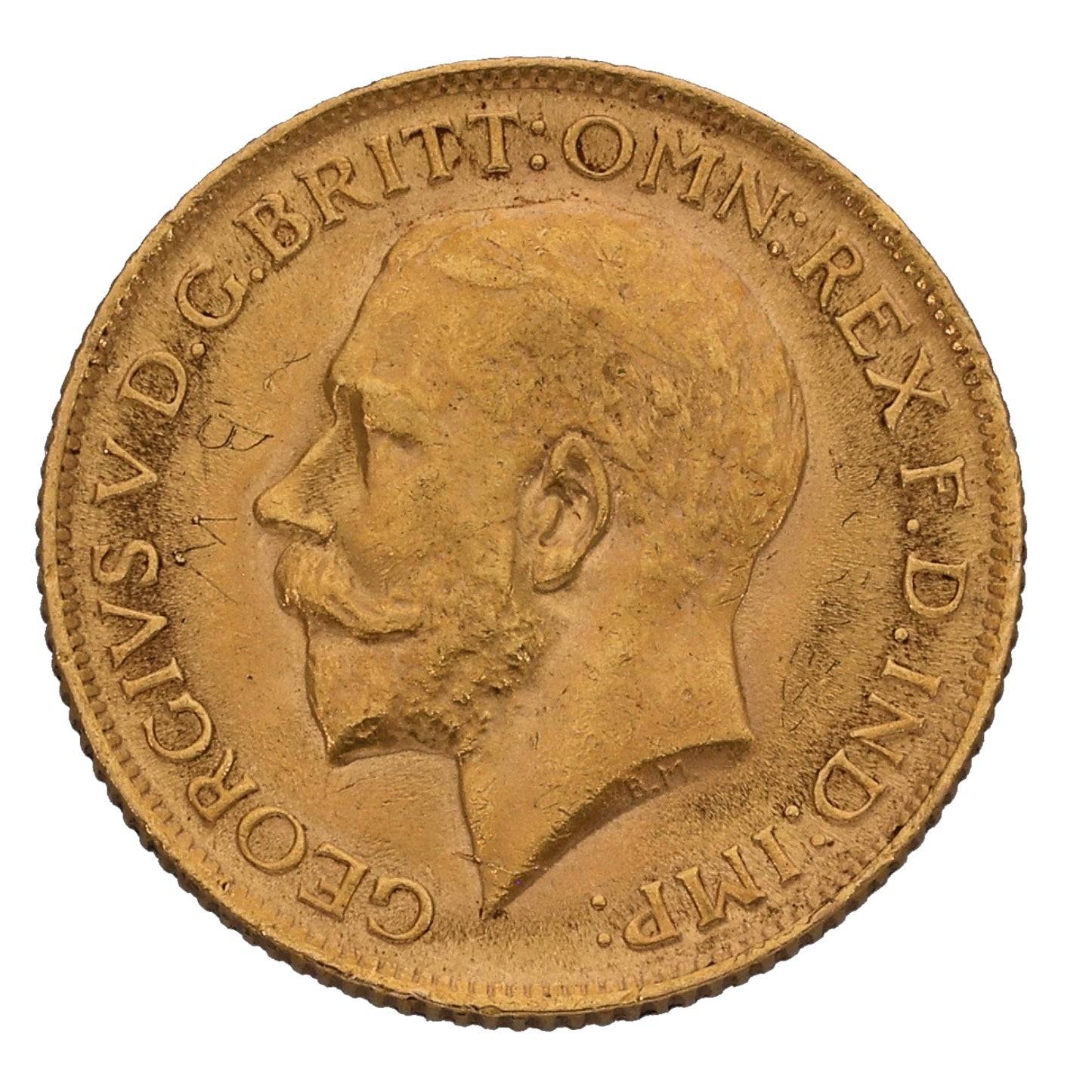 22ct Gold King George V Full Sovereign Coin 1913