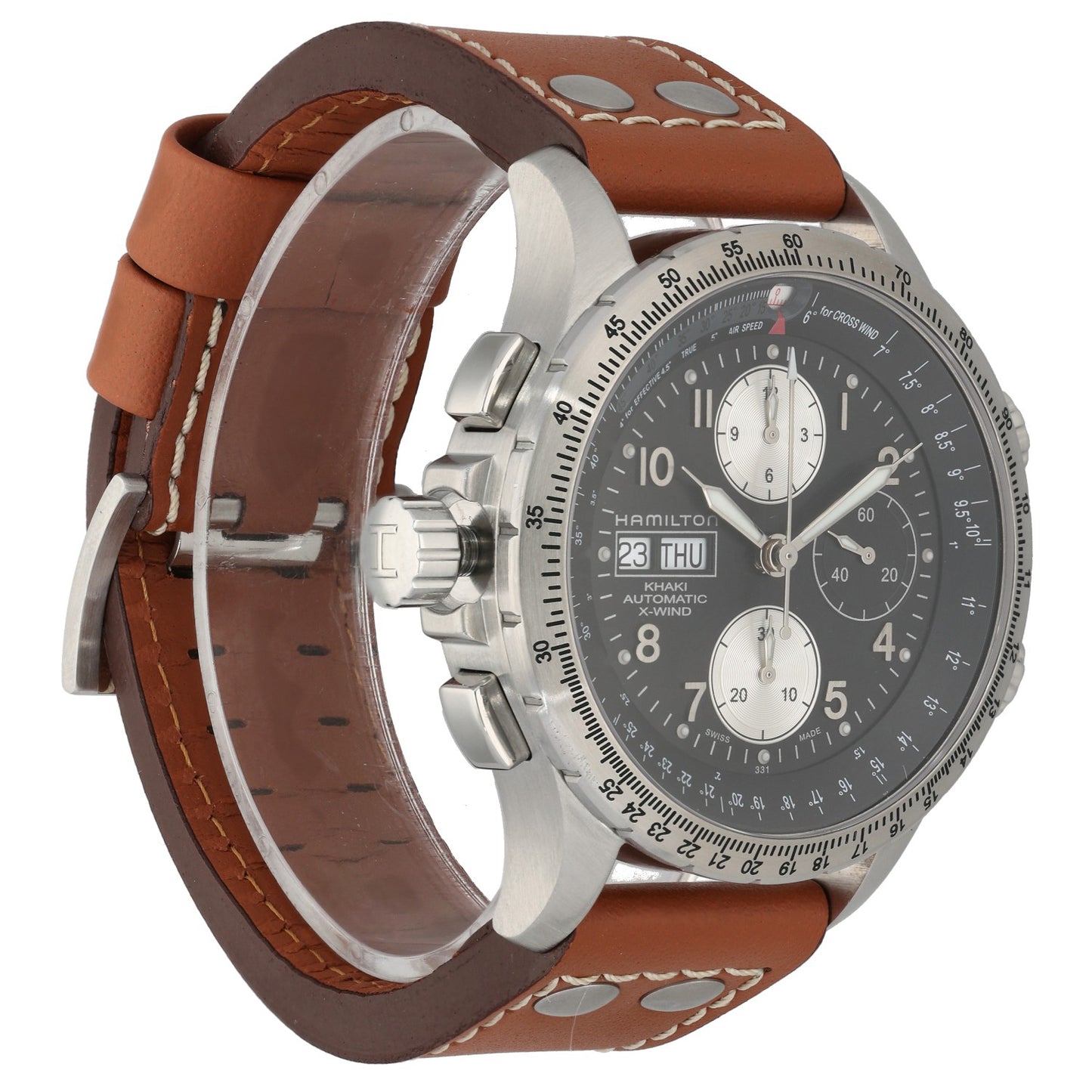 Hamilton Khaki Aviation X-Wind H77616533 44mm Stainless Steel Watch