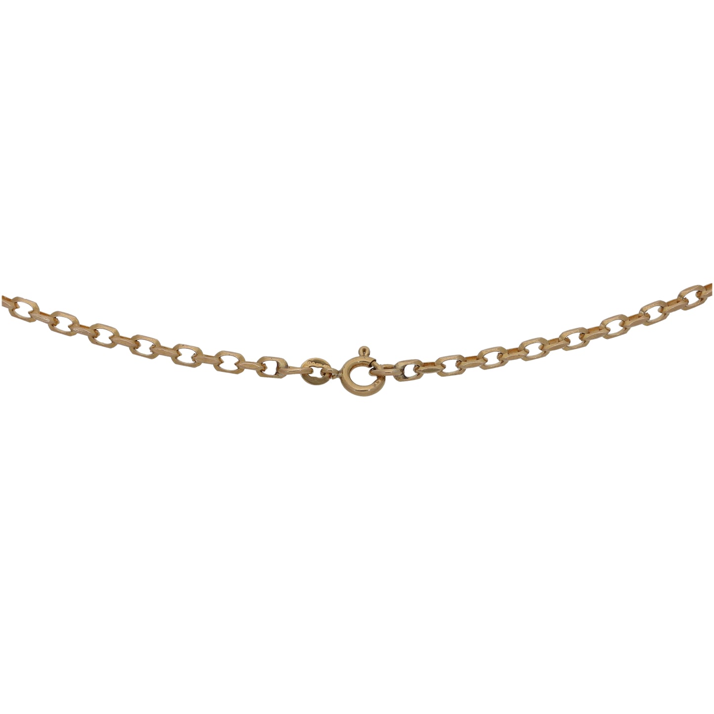 9ct Gold Belcher Chain 18"