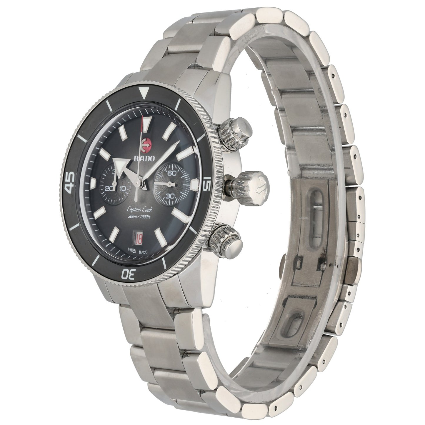 Rado Captain Cook 801.6145.3 43mm Stainless Steel Watch