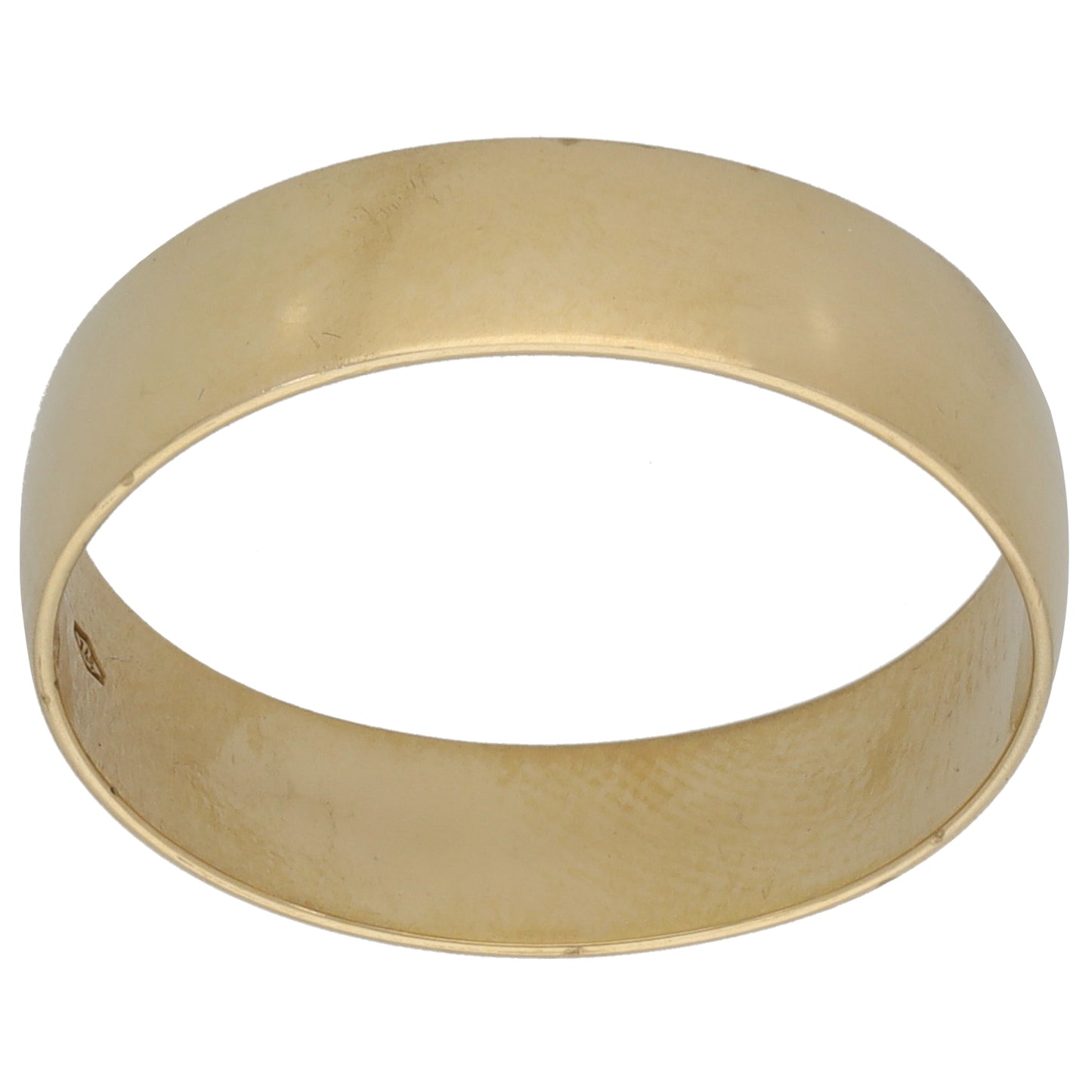 9ct Gold Plain Wedding Ring Size R