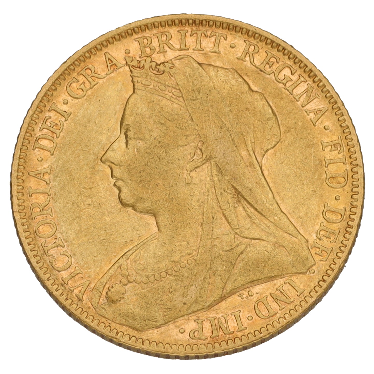 22ct Gold Queen Victoria Full Sovereign Coin 1898