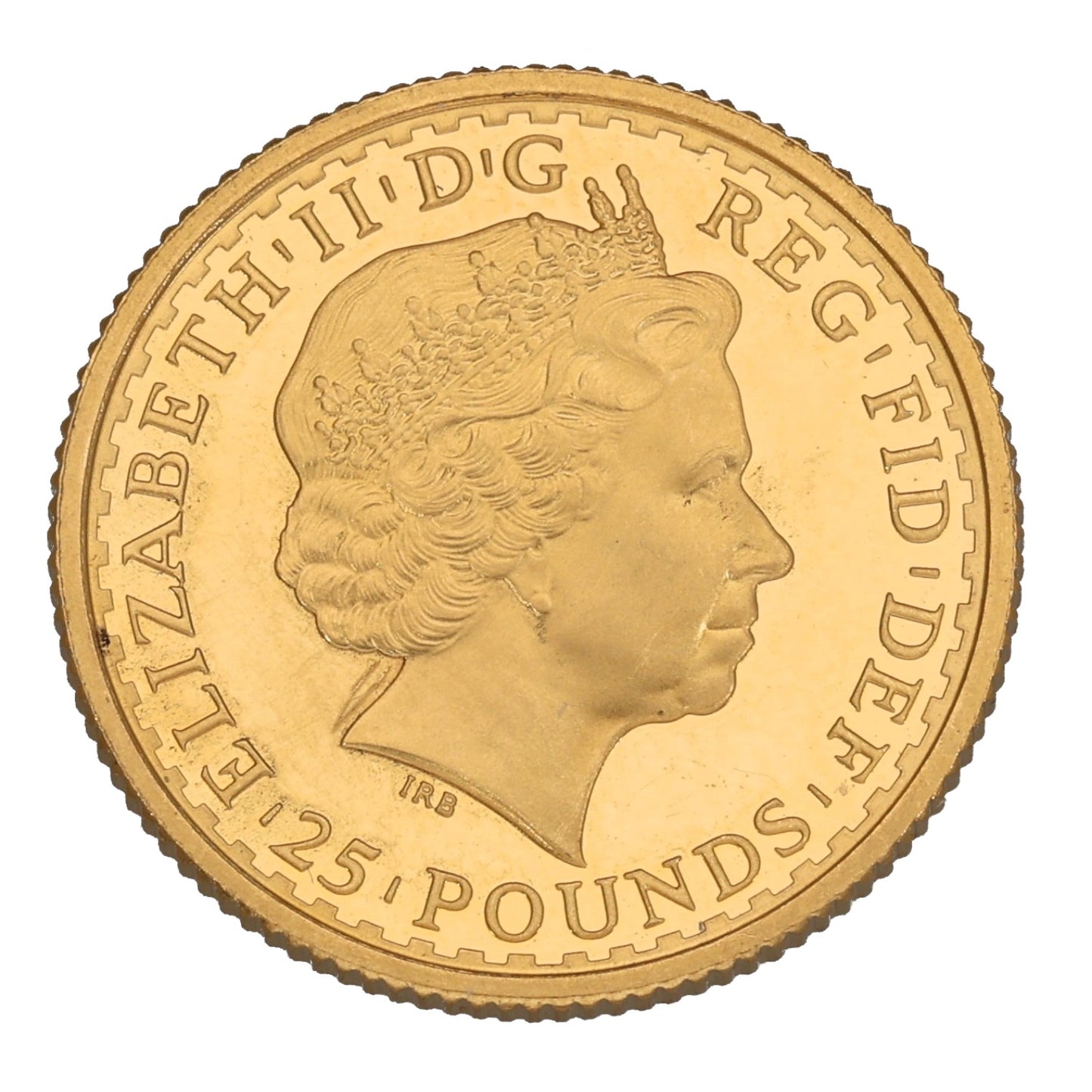 22ct Gold Queen Elizabeth II 1/4 OZ Britannia Coin 1999