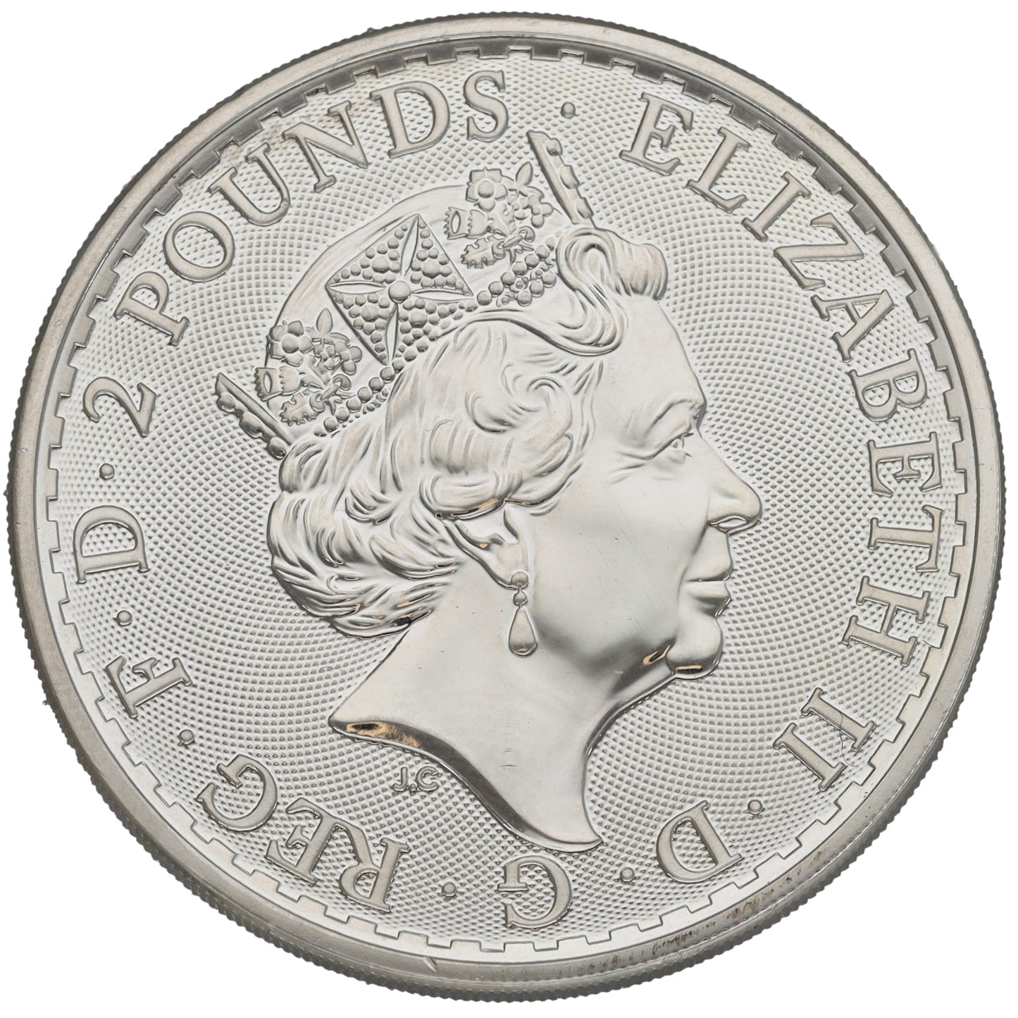 Fine Silver Queen Elizabeth II 1 OZ Britannia Coin 2019