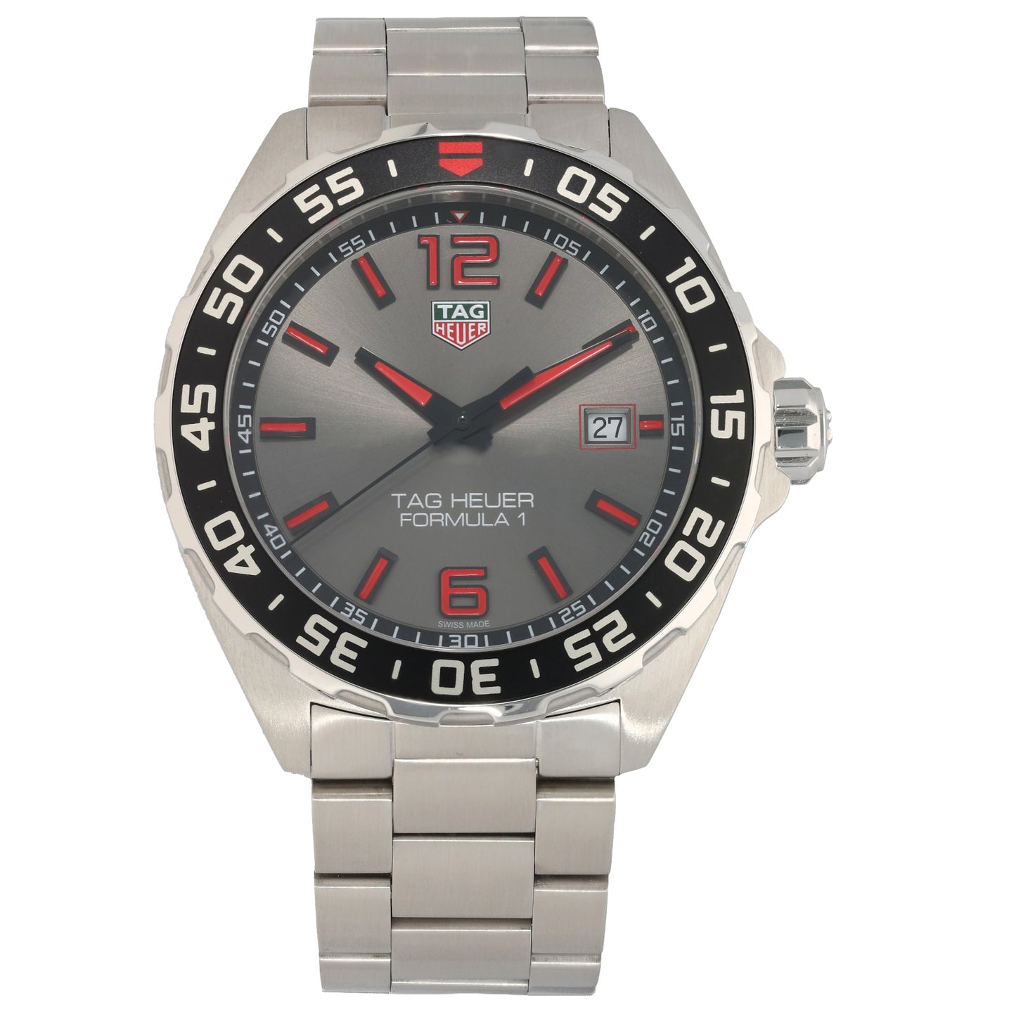 Tag Heuer Formula 1 WAZ1018 43mm Stainless Steel Watch