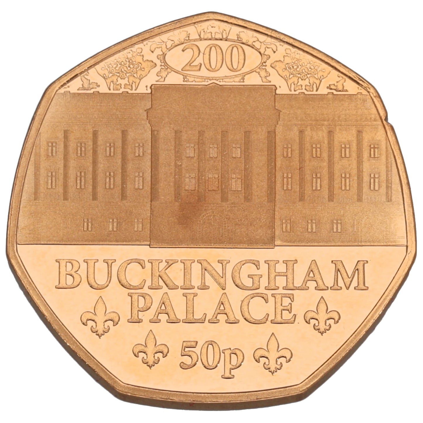 22ct Gold Buckingham Palace 50 Pence Coin 2025