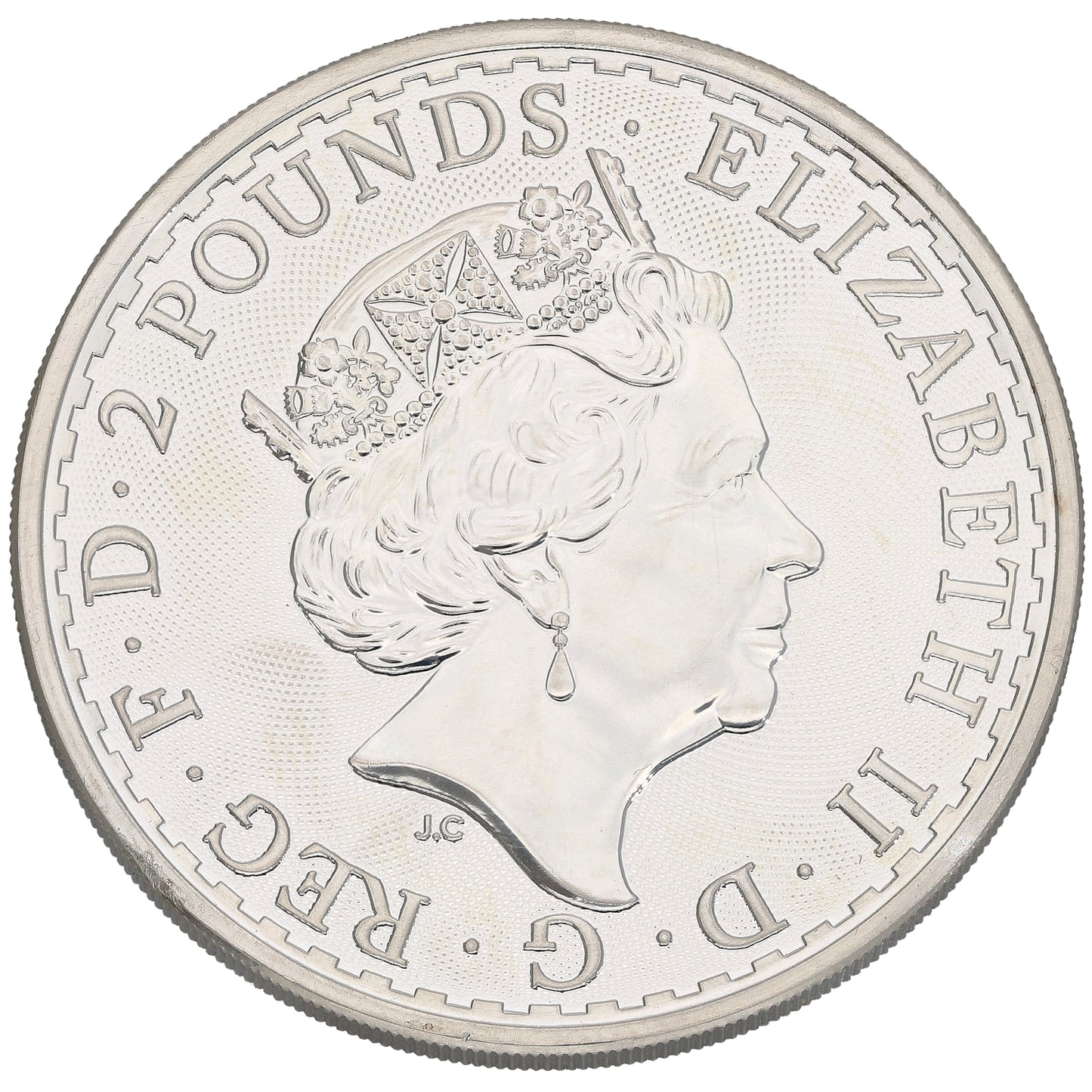 Fine Silver Queen Elizabeth II 1 OZ Britannia Coin 2019