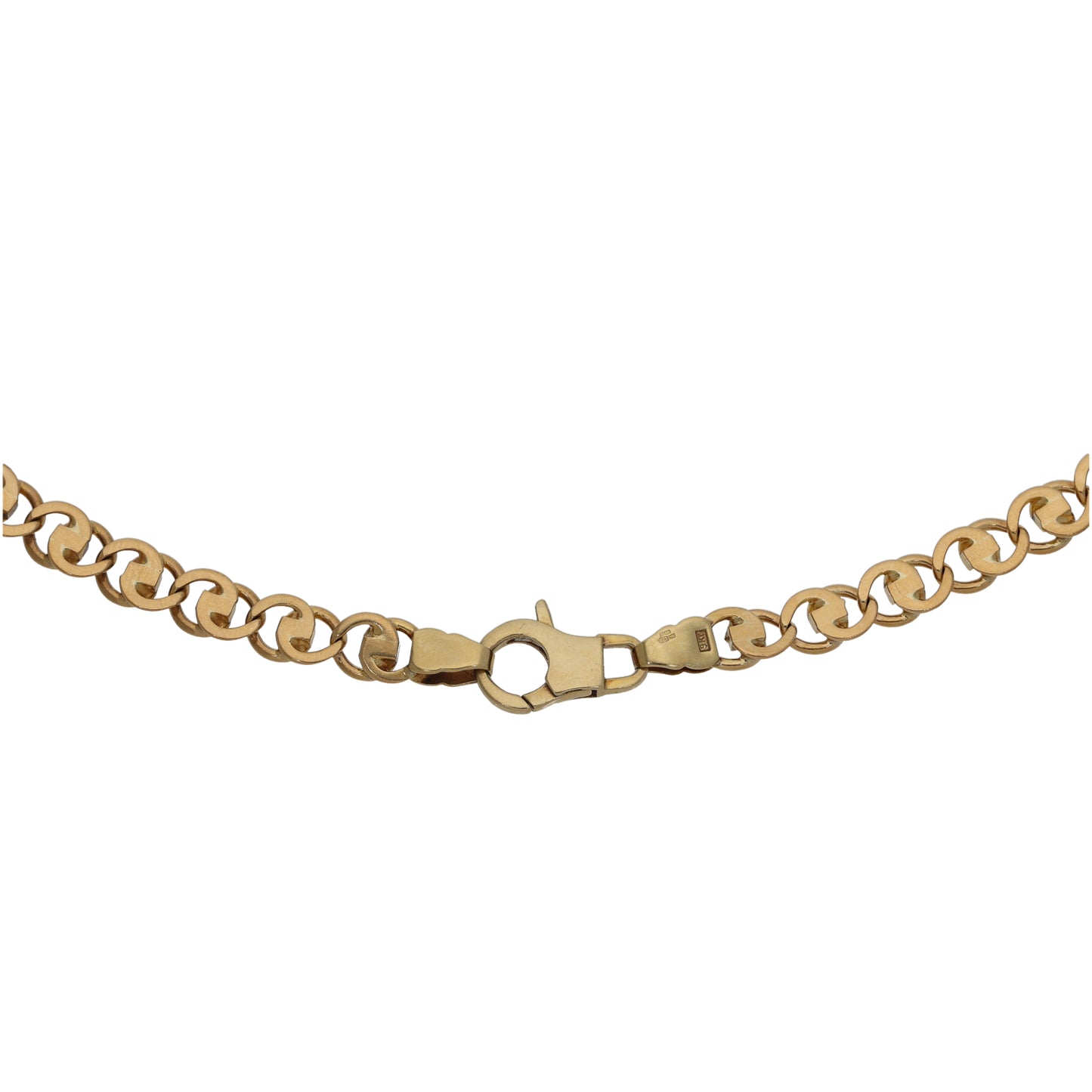 9ct Gold Fancy Necklace 20"
