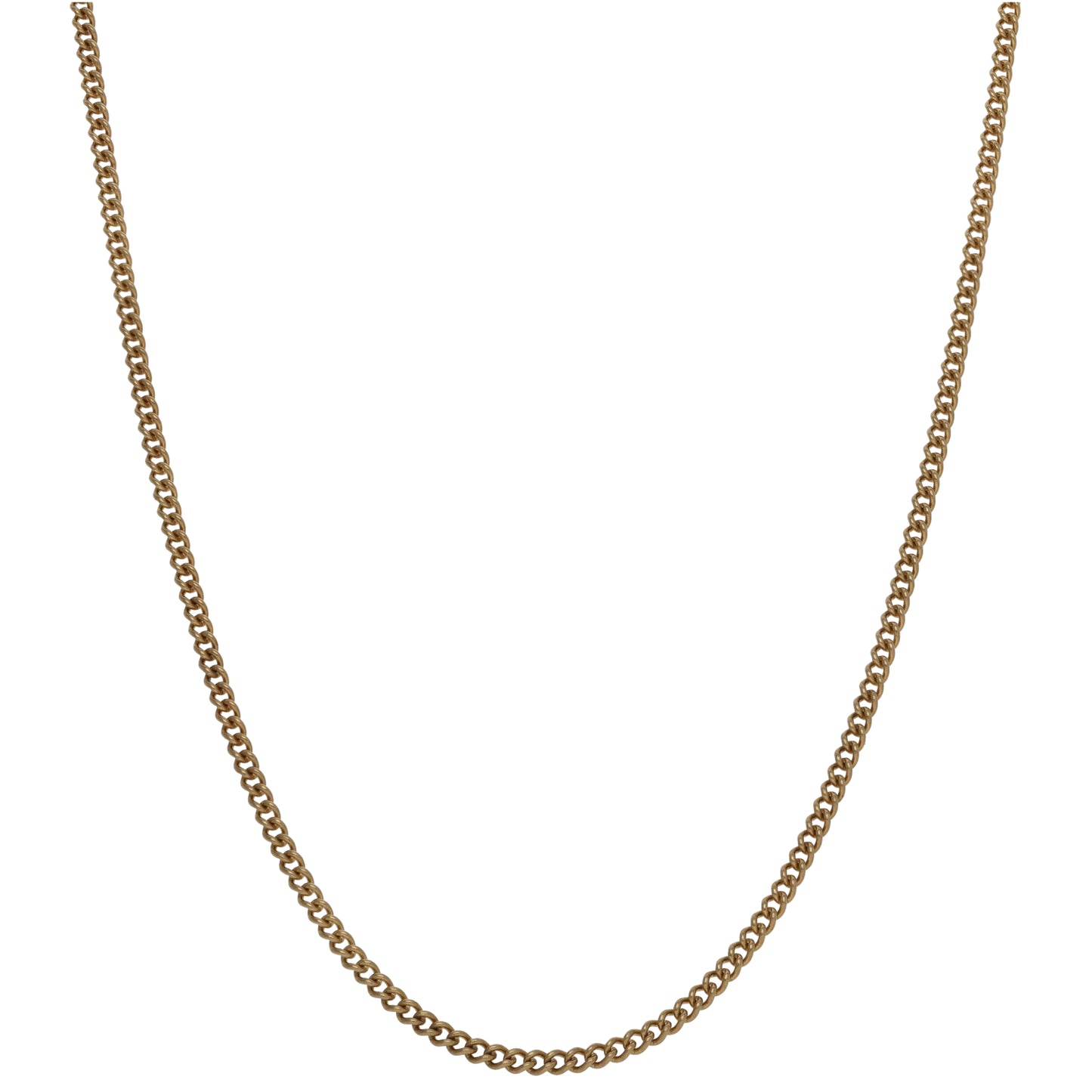 9ct Gold Curb Chain 20"