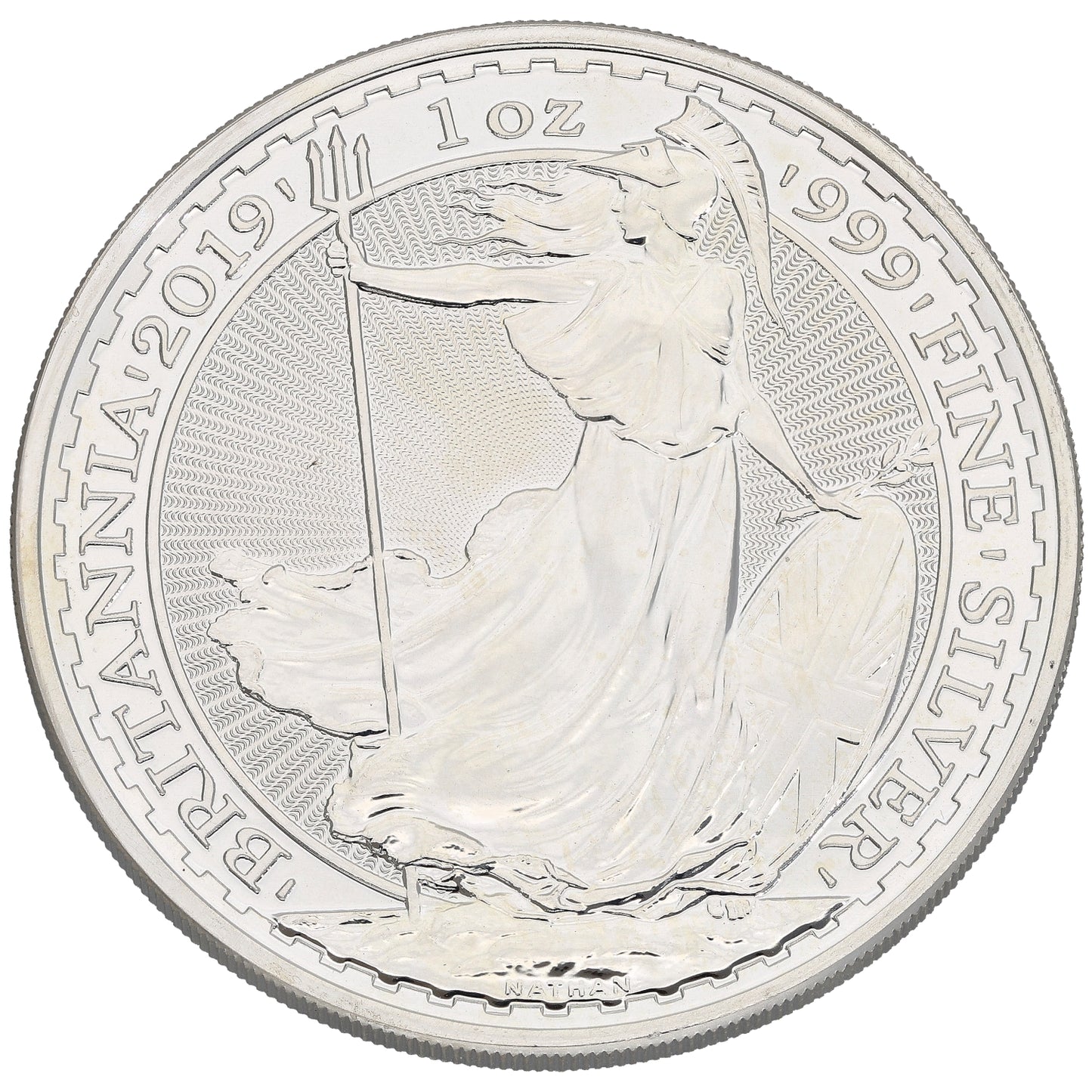 Fine Silver Queen Elizabeth II 1 OZ Britannia Coin 2019