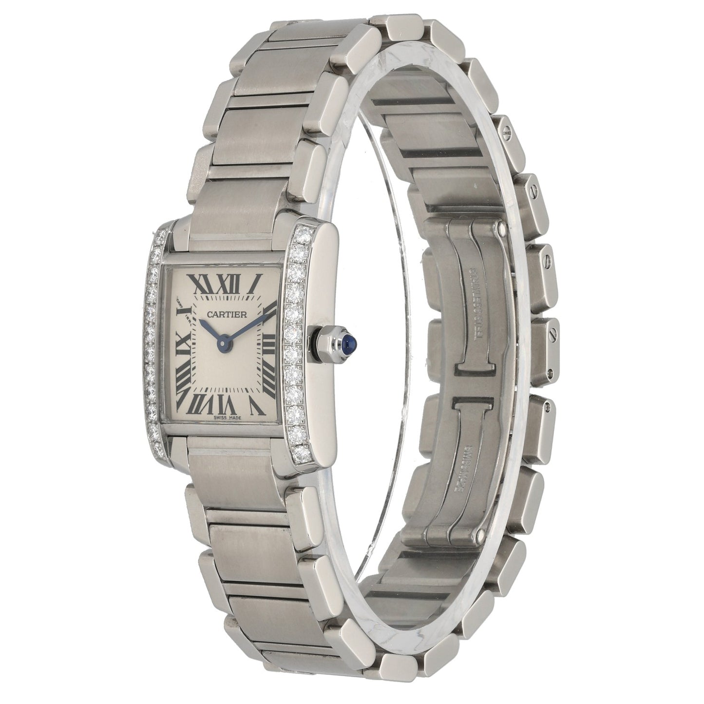 Cartier Tank Francaise W4TA0008 20mm Stainless Steel Watch