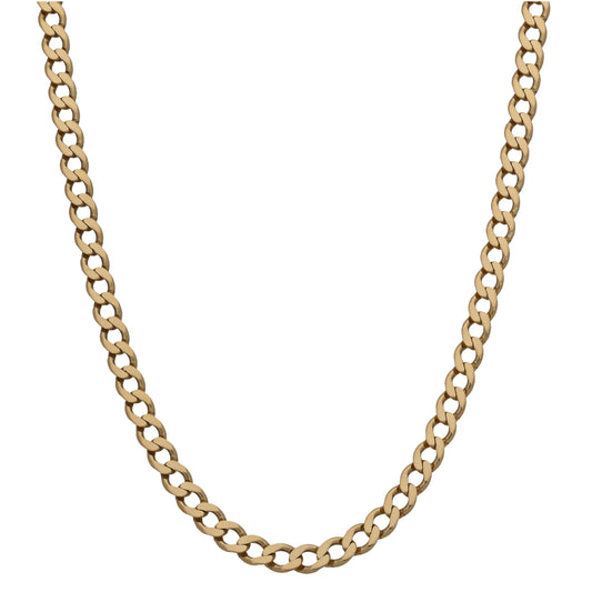 9ct Gold Curb Chain 24"