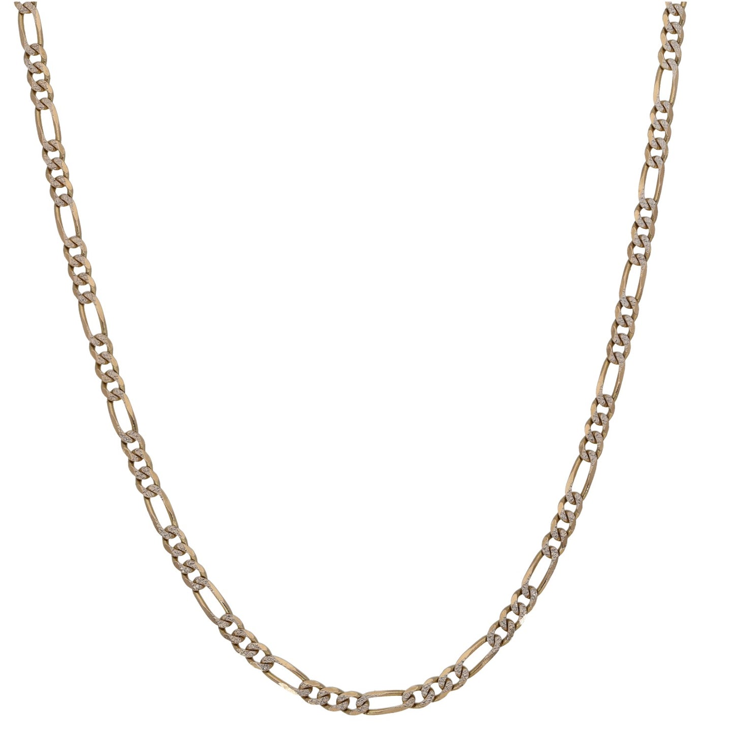 9ct Gold Figaro Chain 18"
