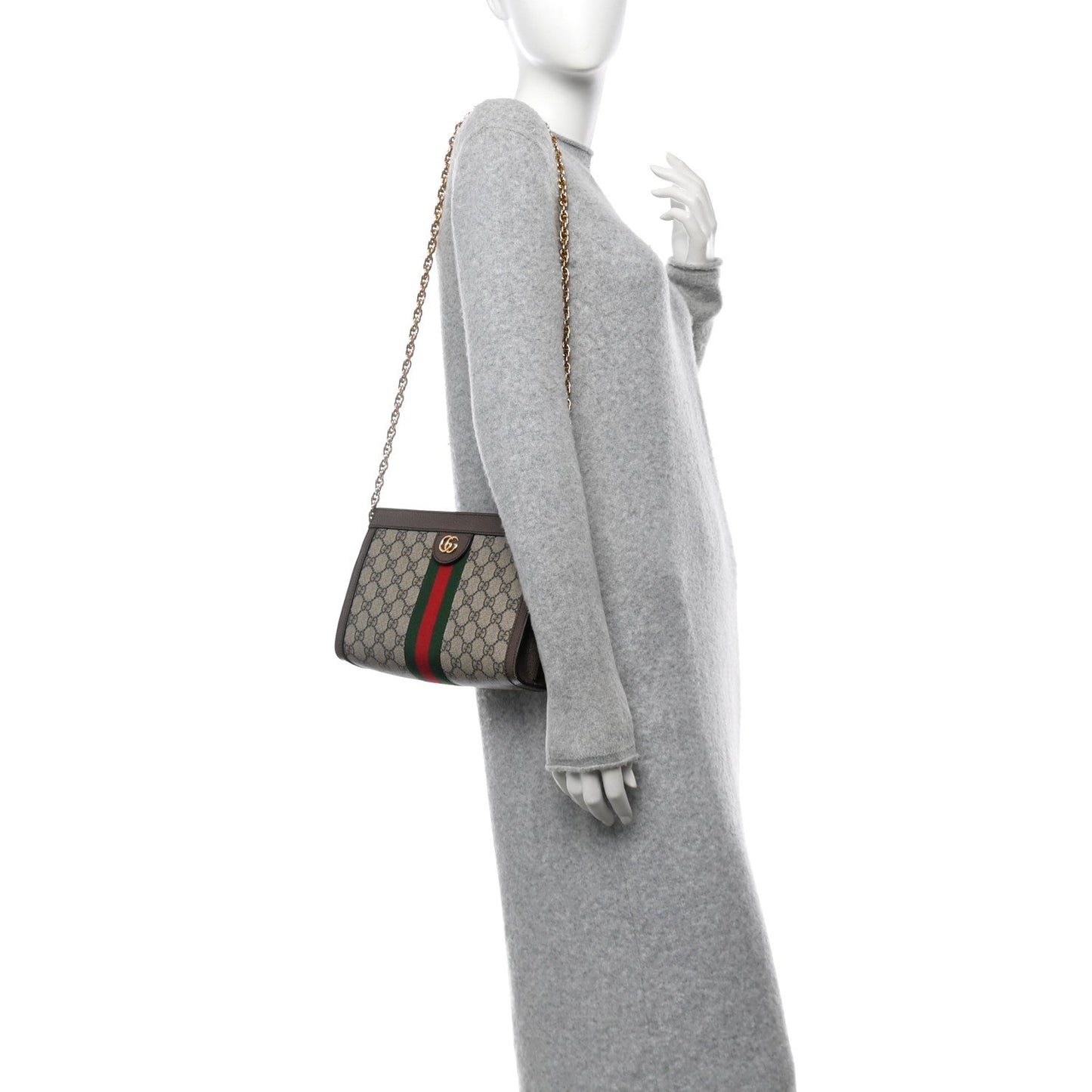 Gucci Ophidia GG Supreme Coated Canvas Bag - Beige