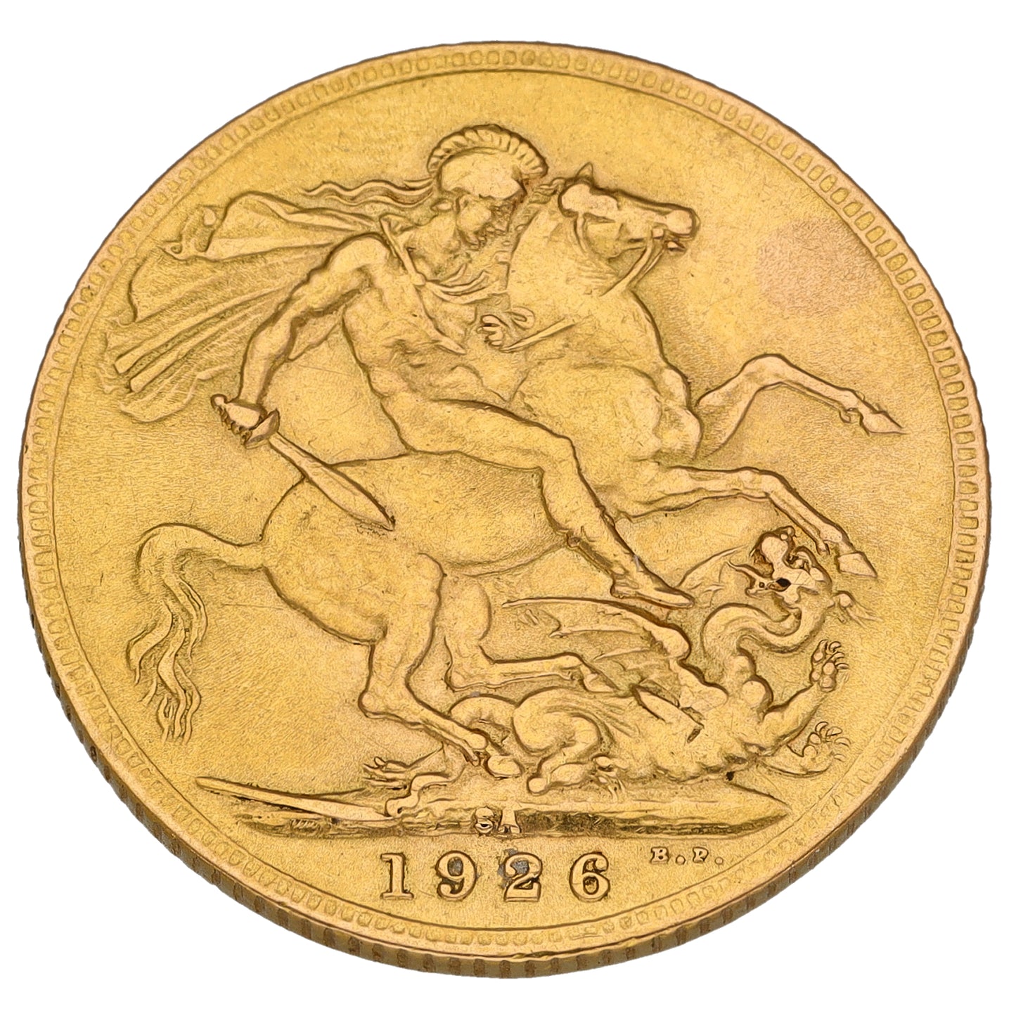 22ct Gold King George V Full Sovereign Coin 1926