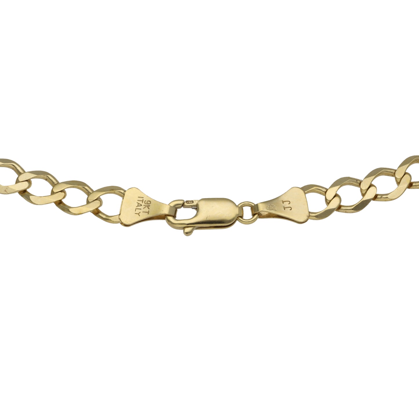 9ct Gold Curb Chain 22"
