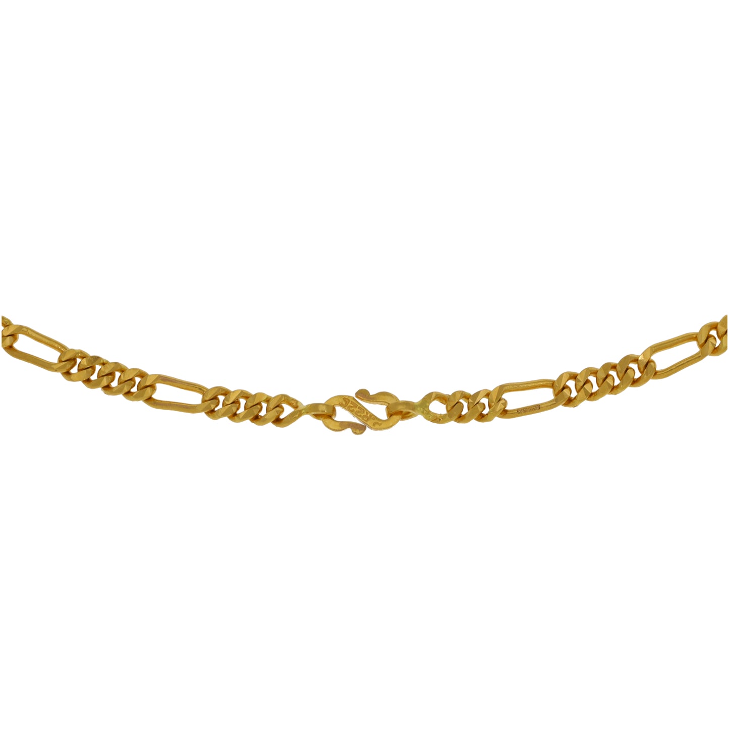 22ct Gold Figaro Chain 26"