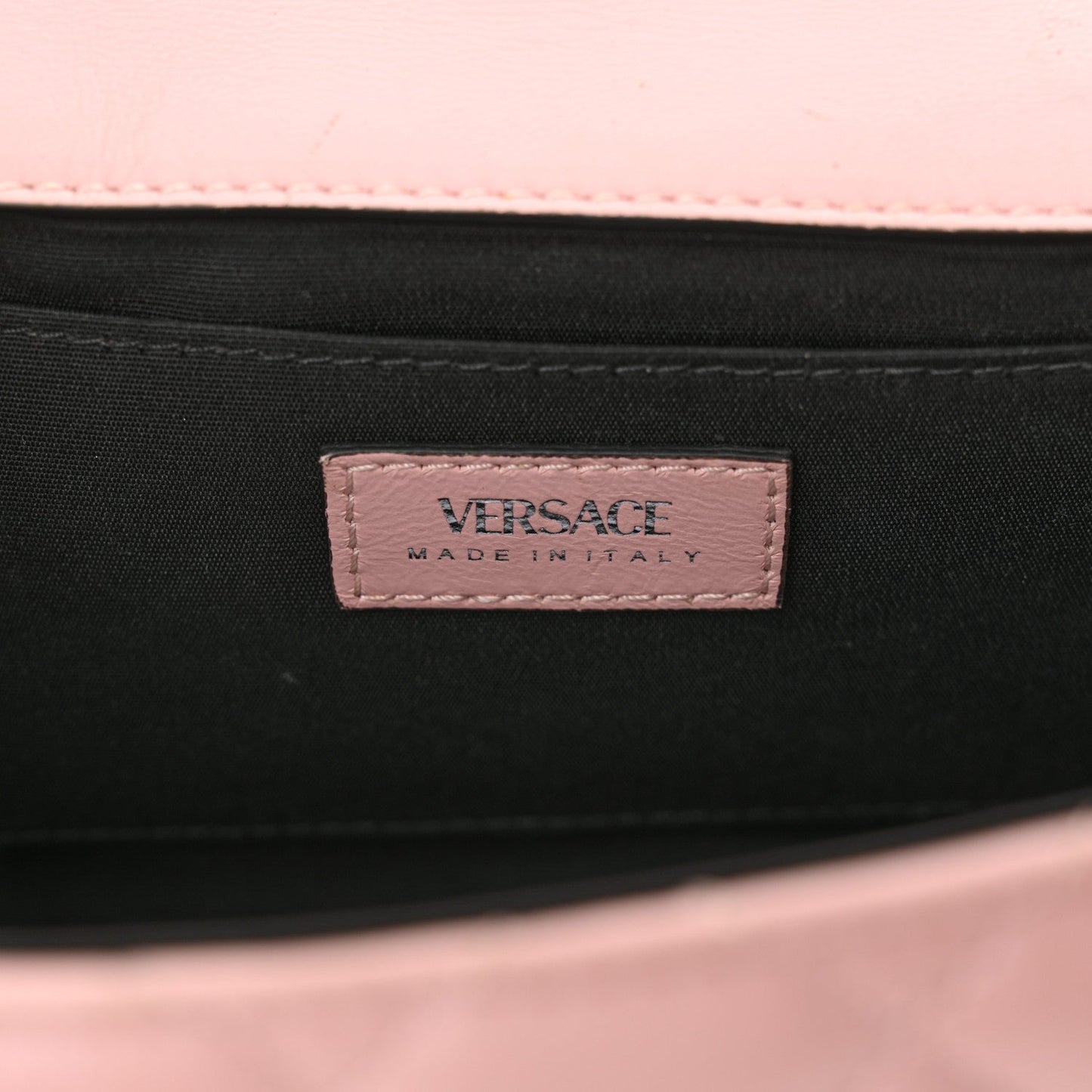 Versace La Medusa Lambskin Leather Bag - Pink