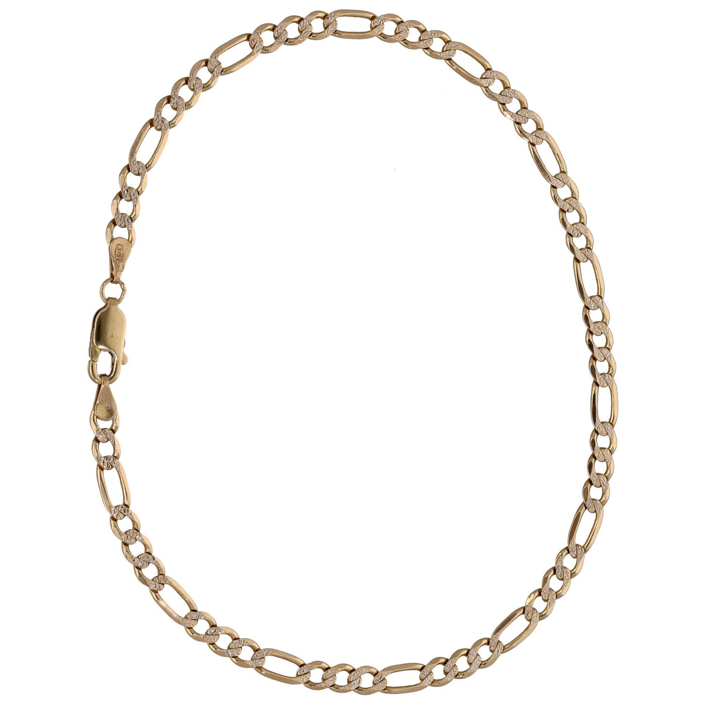 9ct Gold Figaro Anklet
