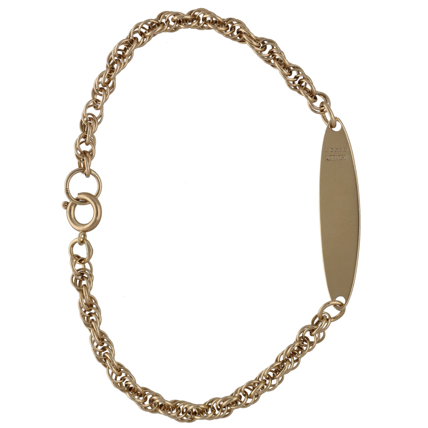9ct Gold ID Bracelet