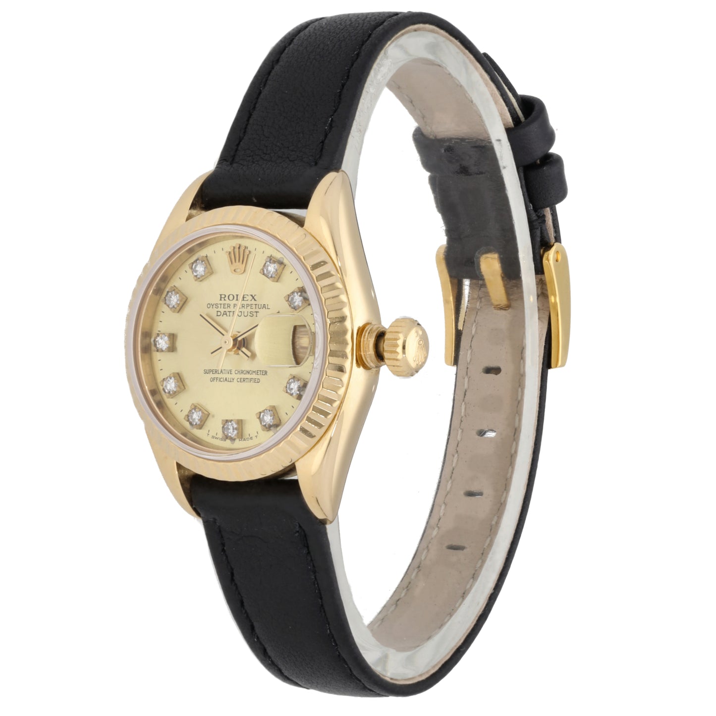 Rolex Lady Datejust 69178 26mm Gold Watch