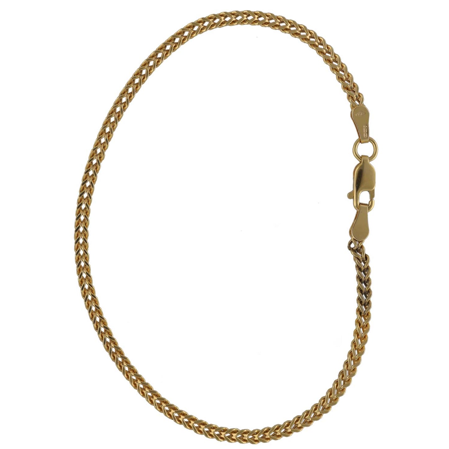 18ct Gold Double Curb Bracelet