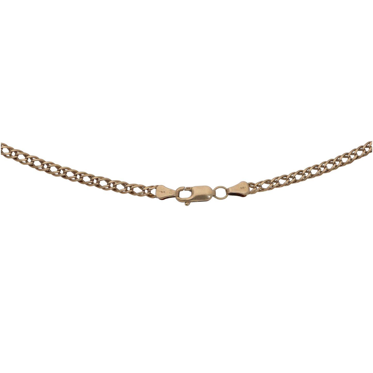 9ct Gold Double Curb Chain 22"