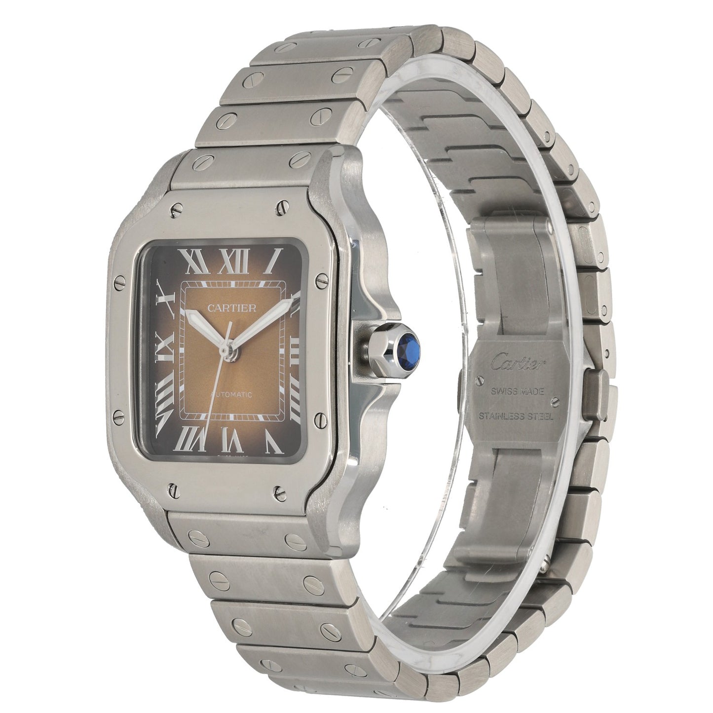 Cartier Santos De Cartier WSSA0065 35mm Stainless Steel Watch