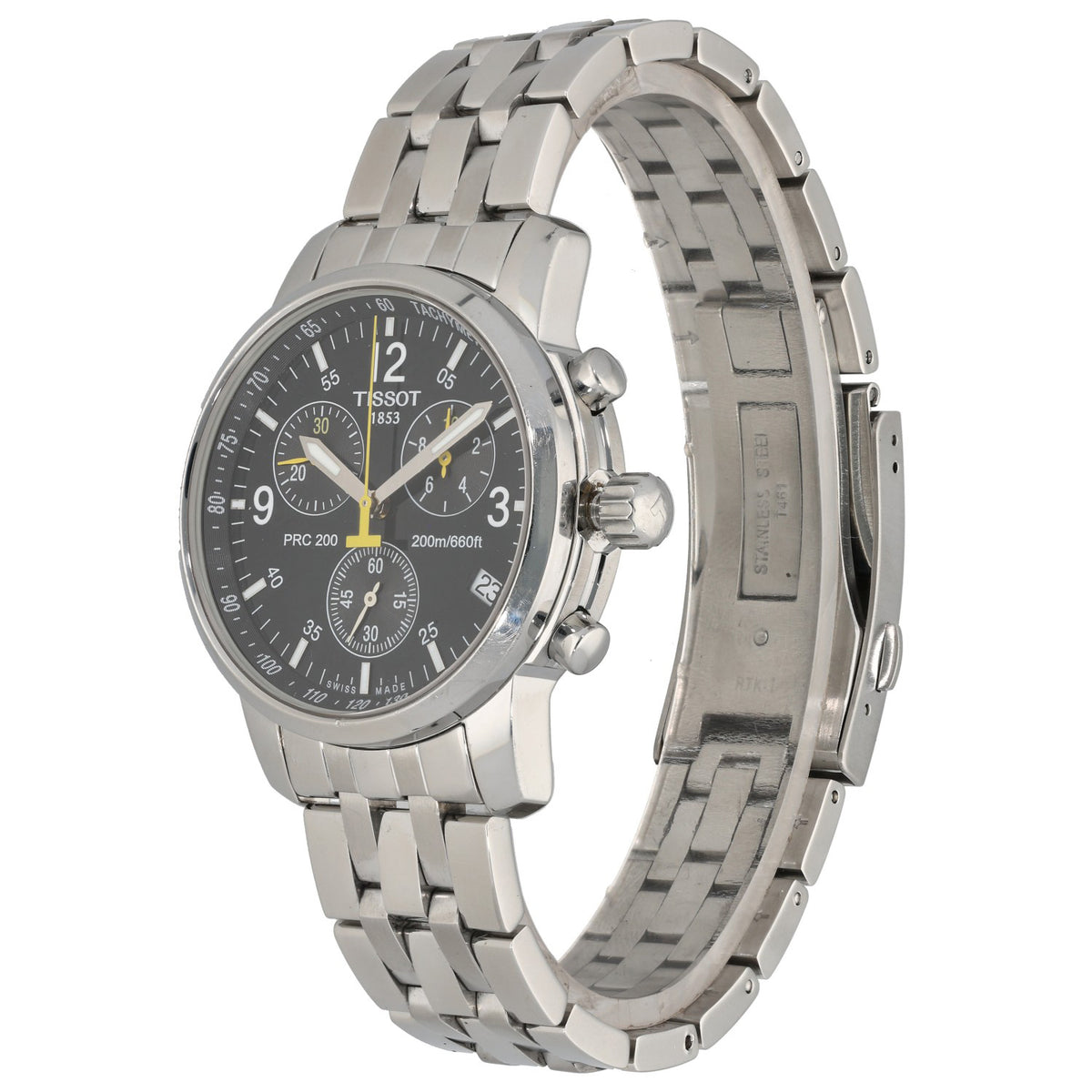 Tissot PRC200 T461 39mm Stainless Steel Watch