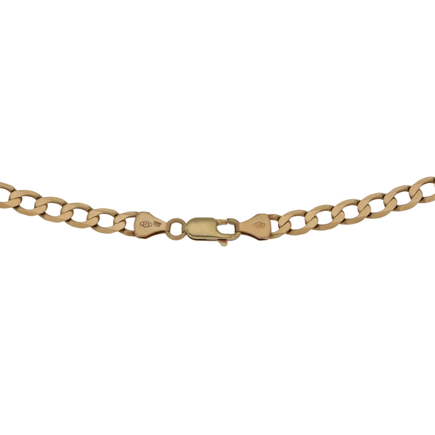 9ct Gold Curb Chain 20"
