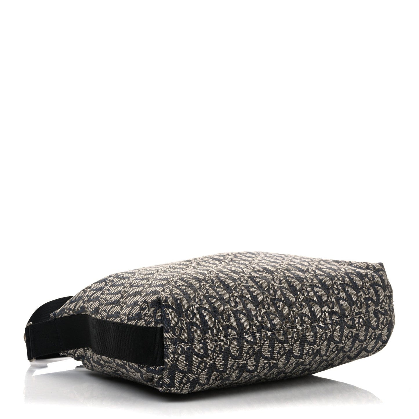 Christian Dior Monogram Messenger Trotter Coated Canvas Bag - Black