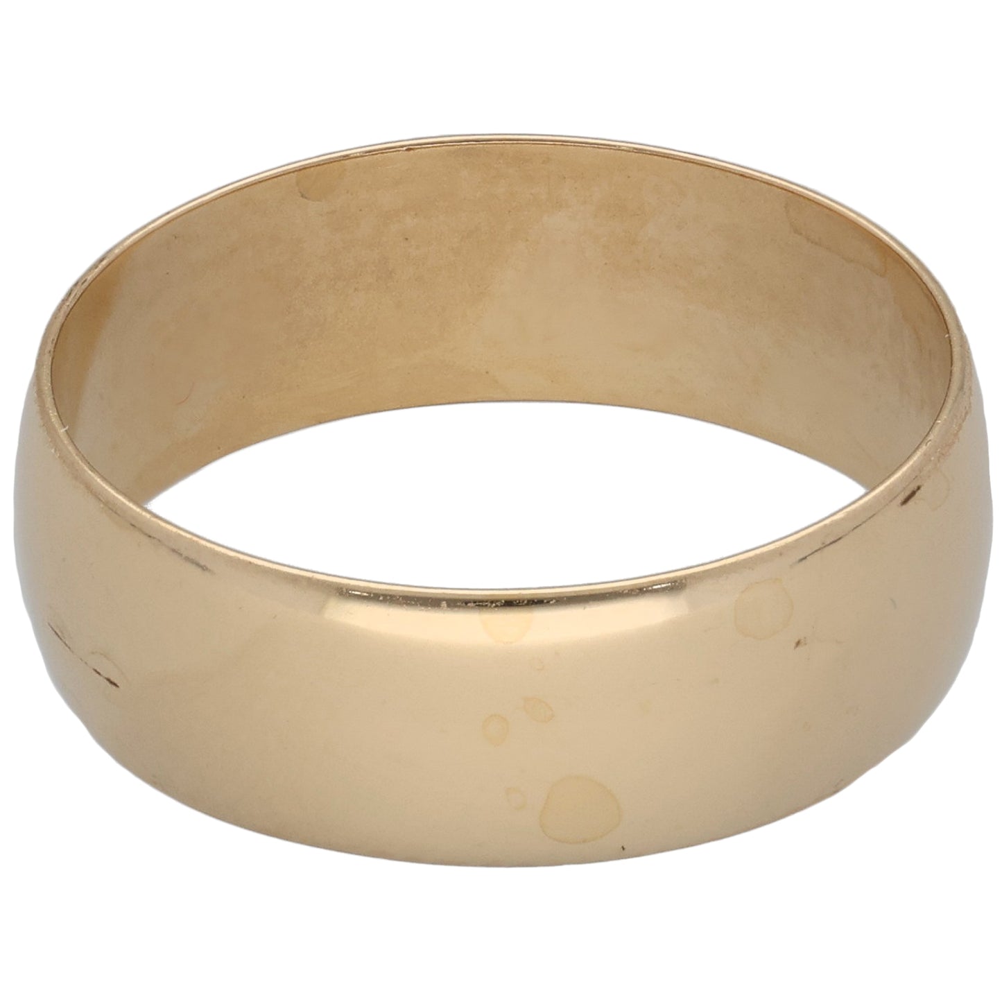 9ct Gold Plain Wedding Ring Size T