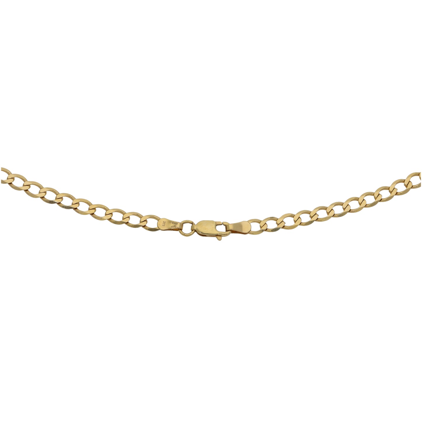 9ct Gold Curb Chain 20"
