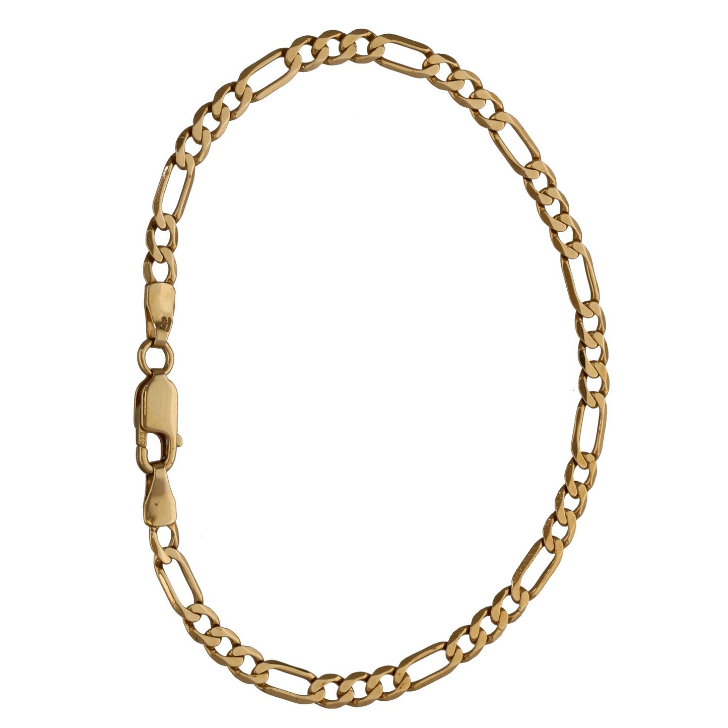 9ct Gold Figaro Bracelet
