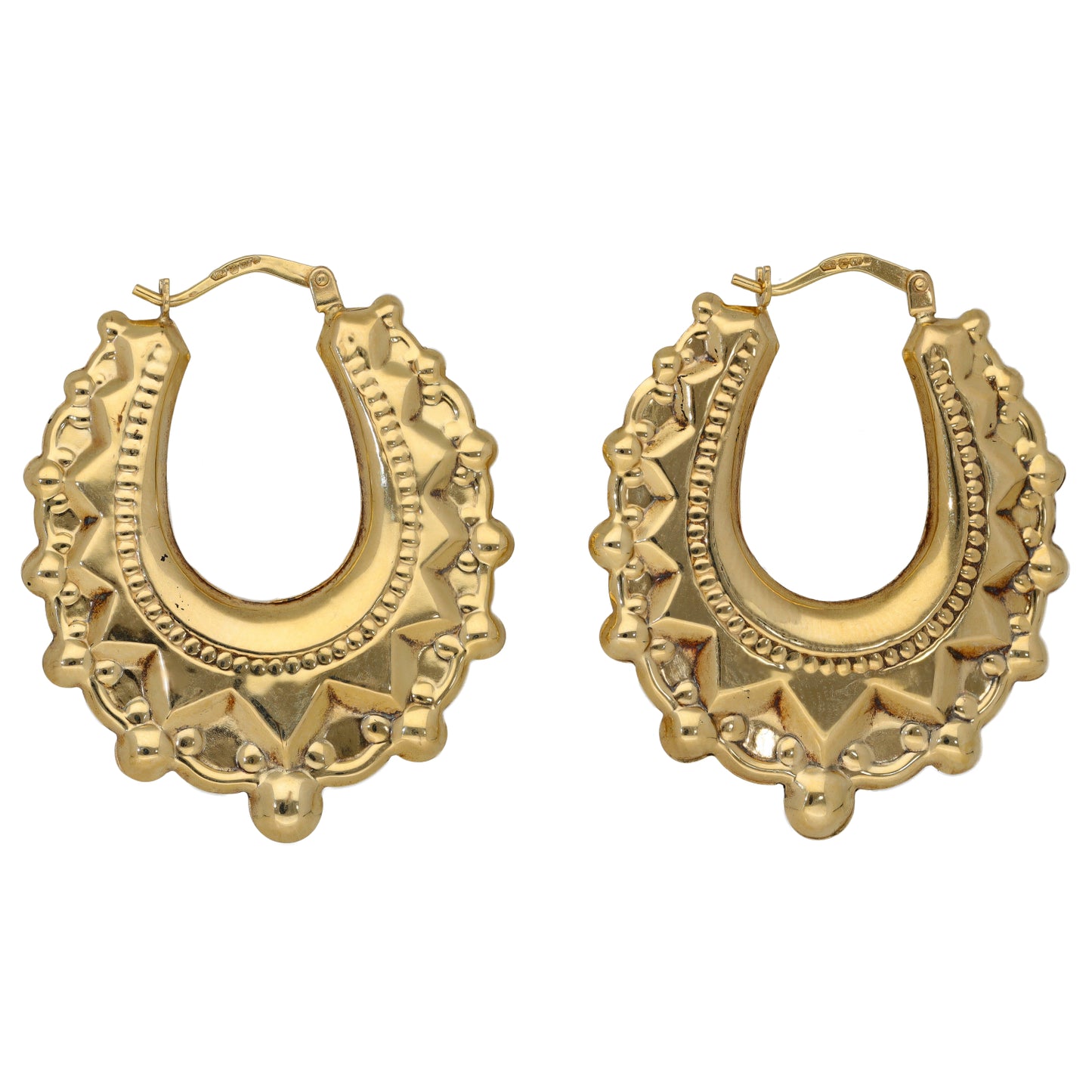 9ct Gold Hoop Earrings