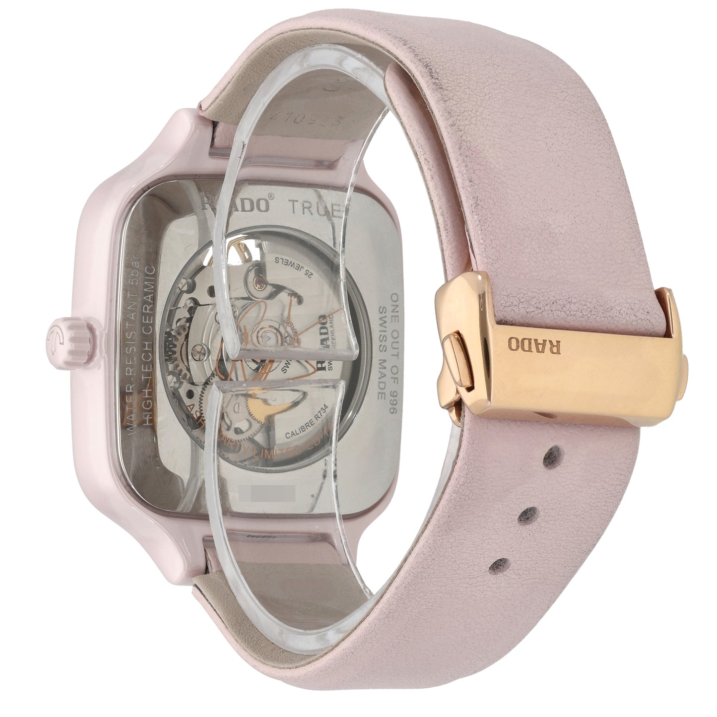 Rado True Square X Ash Barty Limited Edition R27123905 38mm Ceramic Watch