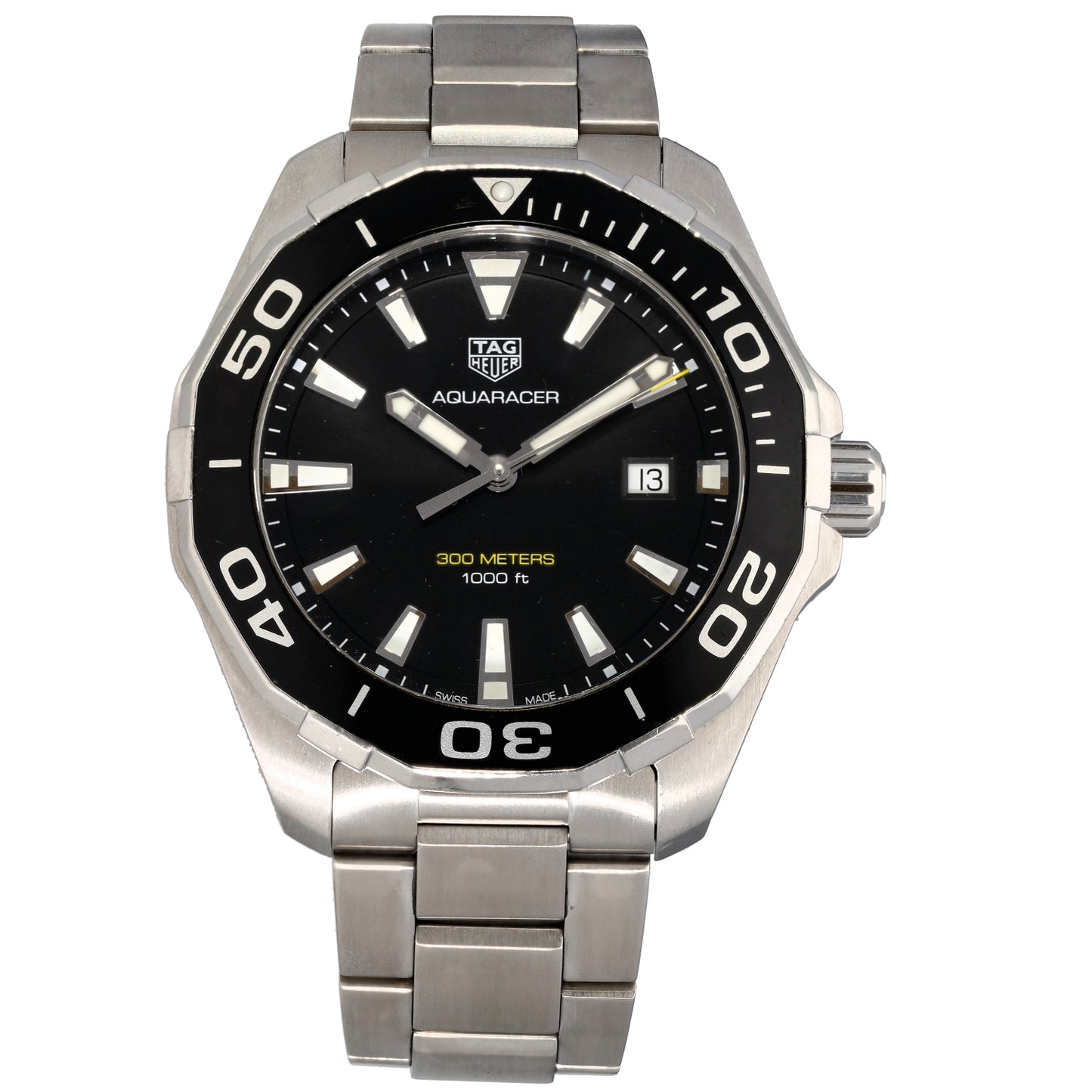 Tag Heuer Aquaracer WAY101A 43mm Stainless Steel Watch