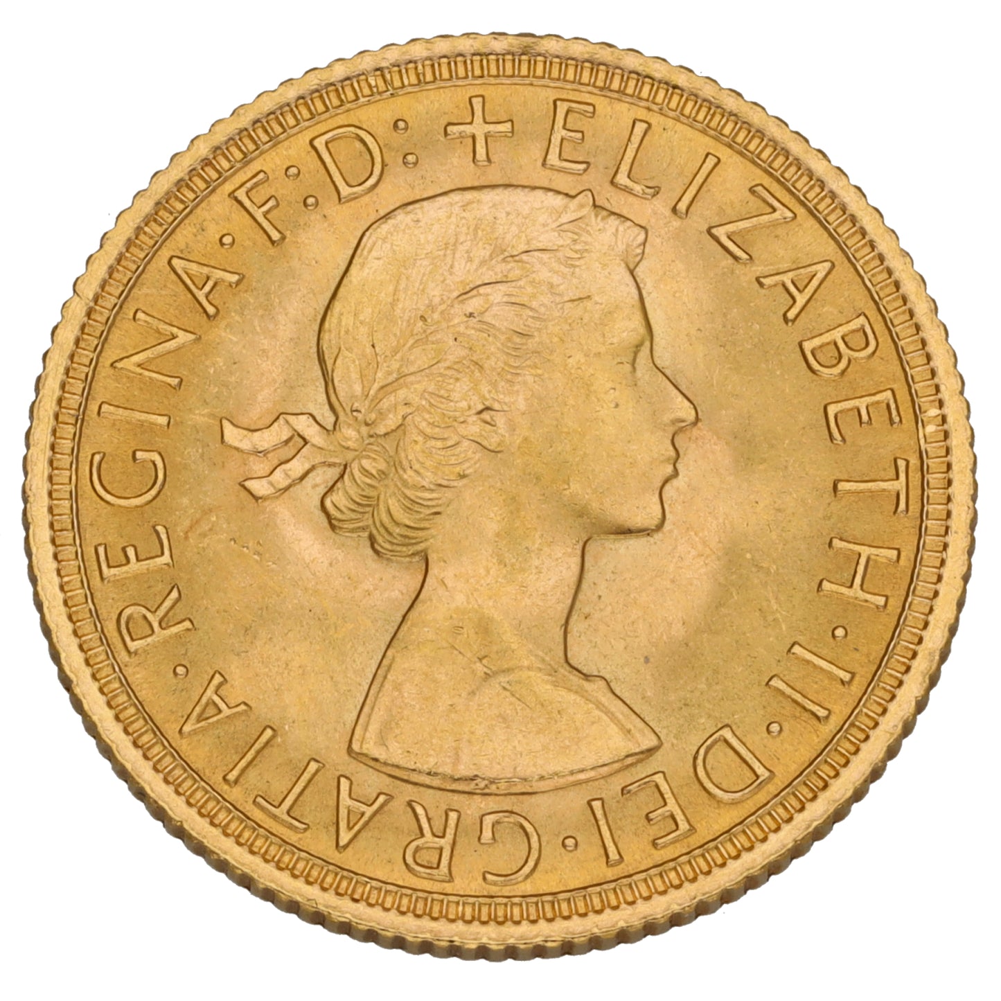 22ct Gold Queen Elizabeth II Full Sovereign Coin 1963
