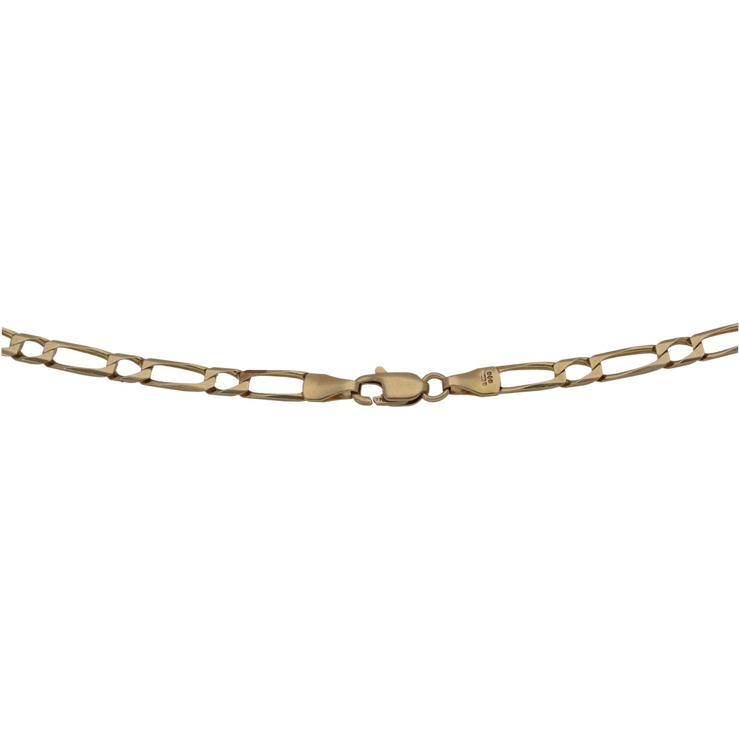 9ct Gold Figaro Chain 22"