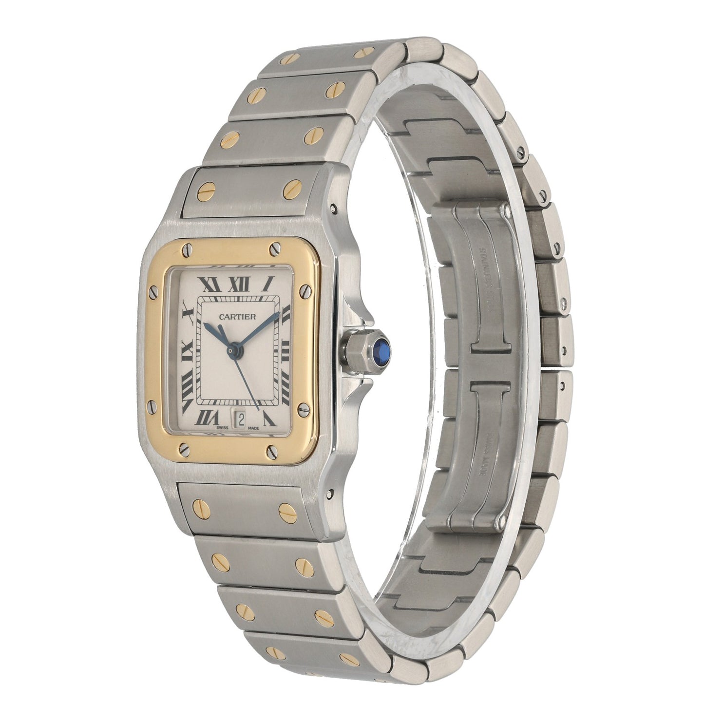 Cartier Santos W20011C4 28mm Bi-Colourl Watch