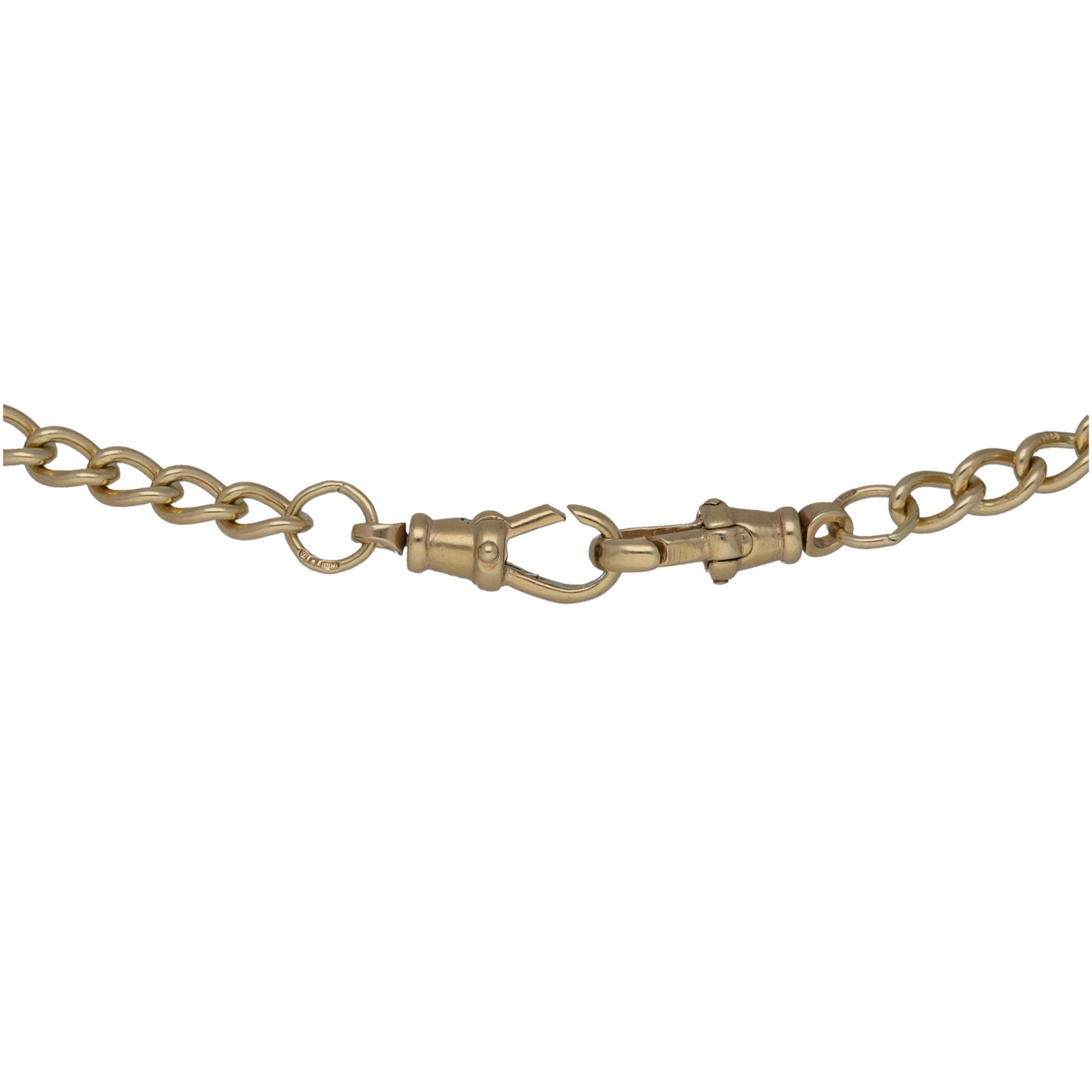 9ct Gold Fob/Watch Chain 18"