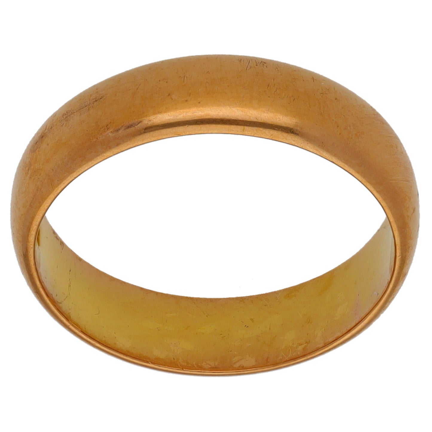 22ct Gold Plain Wedding Ring Size L