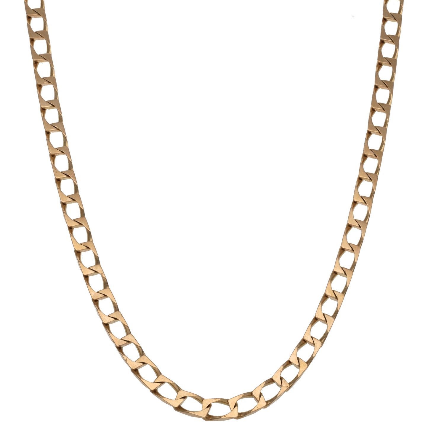 9ct Gold Curb Chain 20"